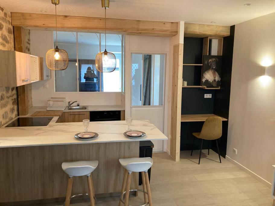 Appartement Centre Ville Quimper Avec Terrasse Kültér fotó